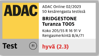 Bridgestone Turanza T005 Image 4